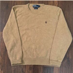 Polo by Ralph Lauren Pima cotton sweater light brown